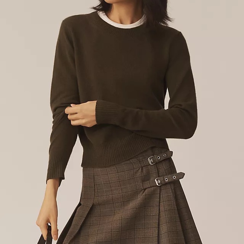 Reformation Dana Cashmere Crew Sweater